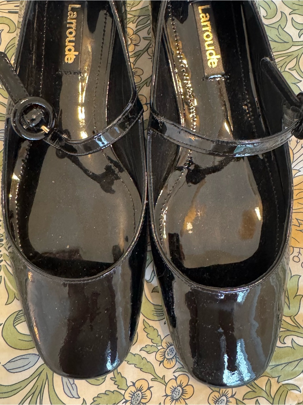 Larroude Blair Patent Leather Ballet Flats - Picture 3 of 9